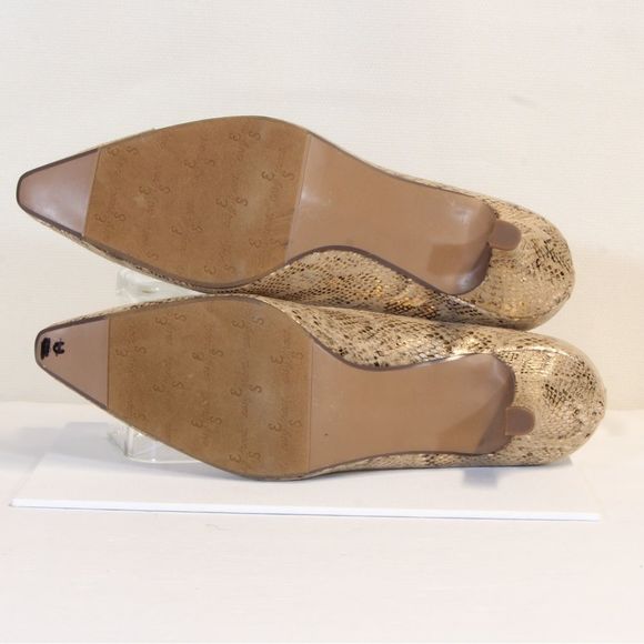 Easy Street Women's Snakeskin Pointed Toe Reptile Print Low Heel Pumps Size 8.5N - Picture 8 of 8
